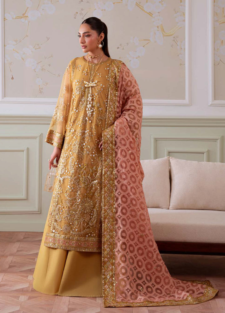 Elanora by Nureh Embroidered Unstitched Luxury Chiffon 3 Piece Suits NU25EC NEL-81 - Festive Collection