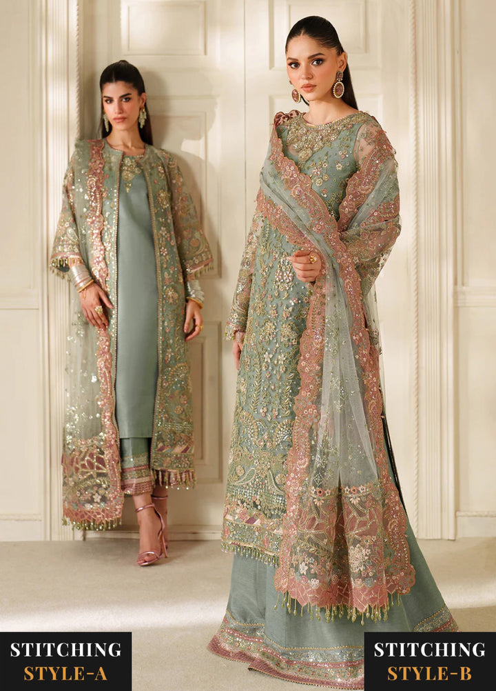 Chantelle by Baroque Unstitched Embroidered Organza 3 piece BQ25CF V14- D 06 - Formals Collection