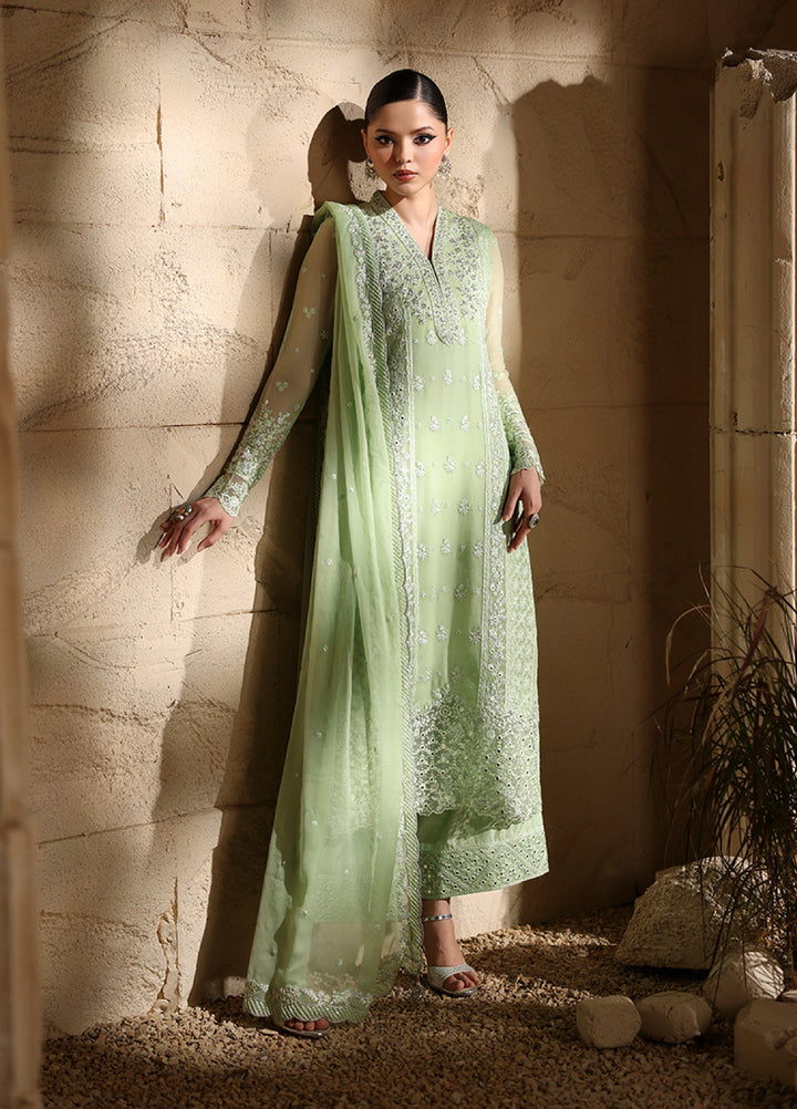 Luxe by Azure Unstitched Chiffon Embroidered Suits 3 Piece AZ25LF Elara - Festive Collection