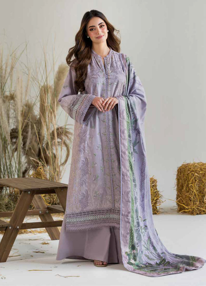 Sobia Nazir Winter Embroidered Khaddar Suits 3 Piece SN25WU D-07 B - Winter Collection