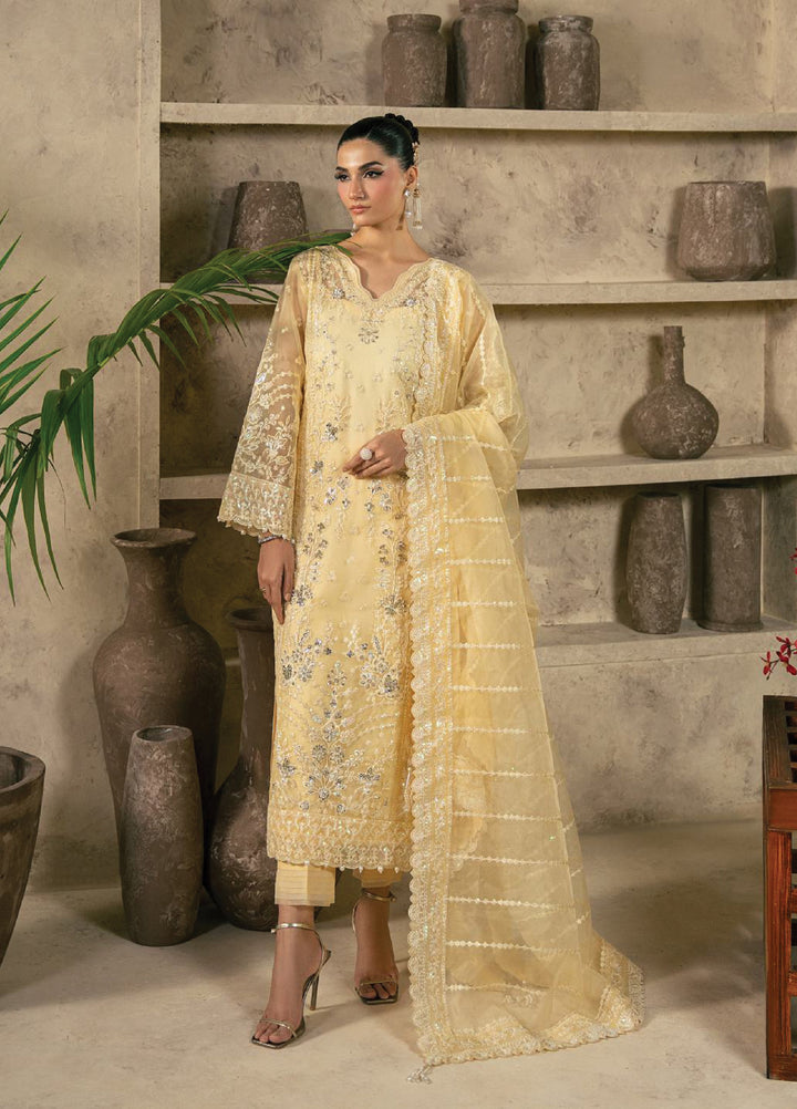 Azira by Gulaal Unstitched Luxury Embroidered Organza 3 peice GL25AF LFU-05 Aureva - Formals Collection