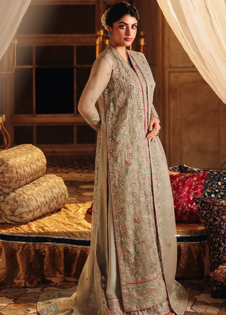 Silsila by Meeral Pret Embroidered Organza 3 Piece Nashmia - Festive Collection