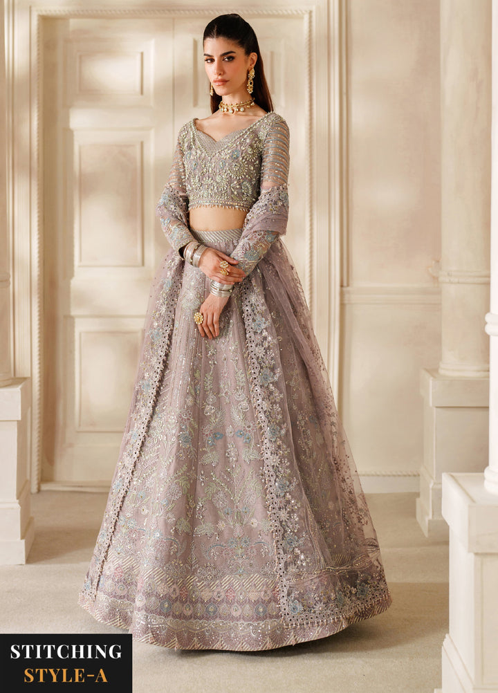 Chantelle by Baroque Unstitched Embroidered Silk 3 piece BQ25CF V14- D 04 - Formals Collection