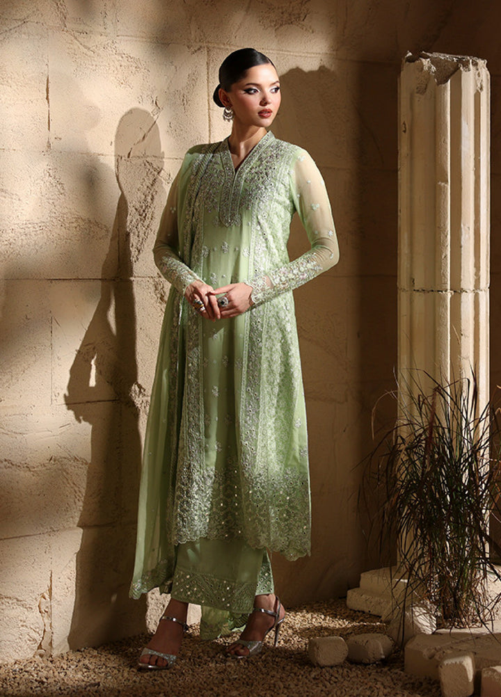 Luxe by Azure Unstitched Chiffon Embroidered Suits 3 Piece AZ25LF Elara - Festive Collection