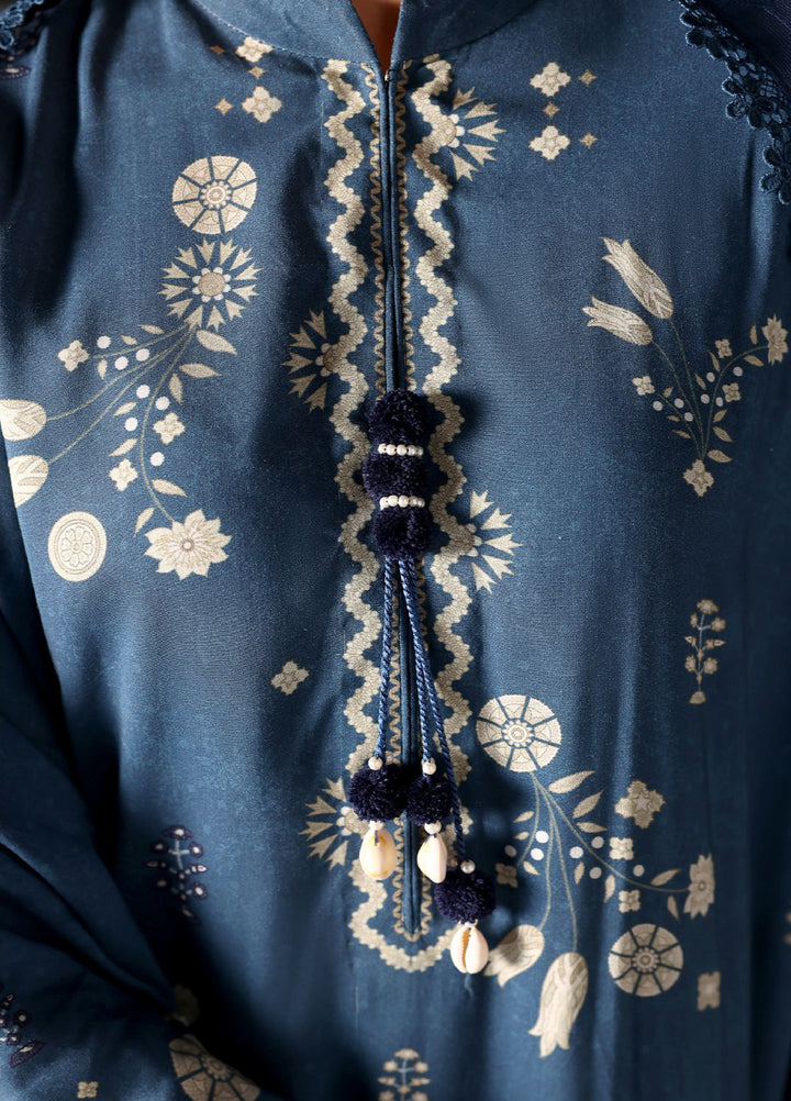 Cross Stitch Unstitched RTS Linen Embroidered Suits 3 Piece CS25LW D-05  Dreamy Dune - Winter Collection