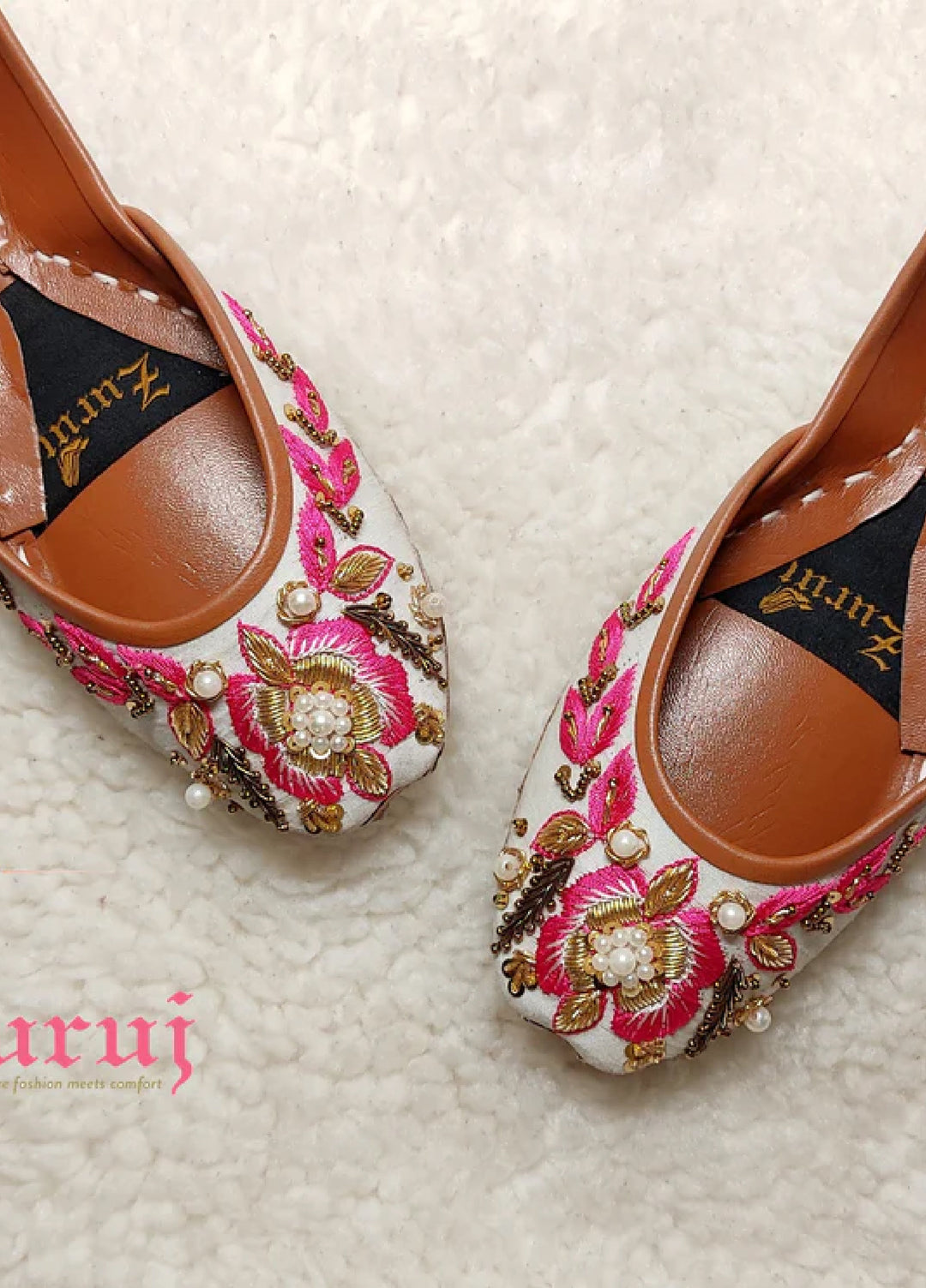 Zuruj Formal Style  Khussa  ZRJ21ZF Zun-111-W