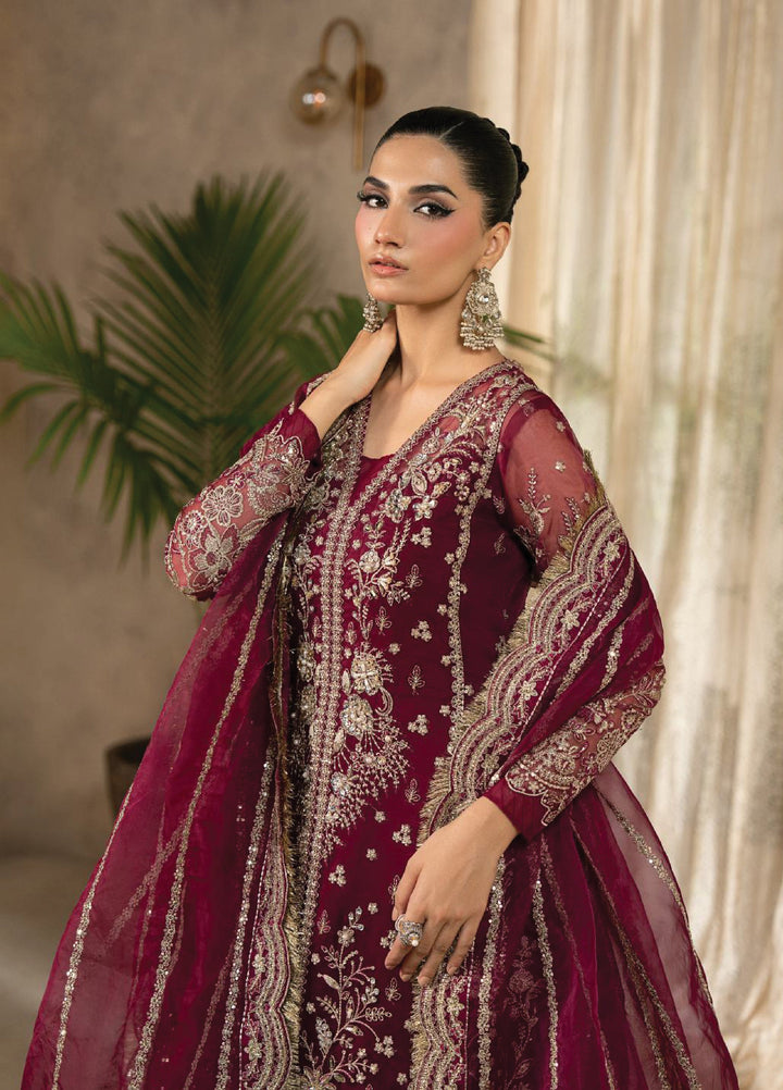 Azira by Gulaal Unstitched Luxury Embroidered Organza 3 peice GL25AF LFU-06 Amisra - Formals Collection