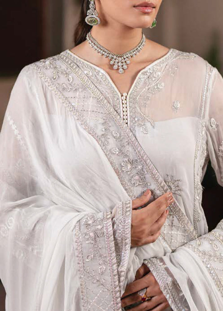 Gulnaar by Freesia Embroidered Chiffon Suits Unstitched 3 Piece FRE25GL FSU-656 Faina - Festive Collection