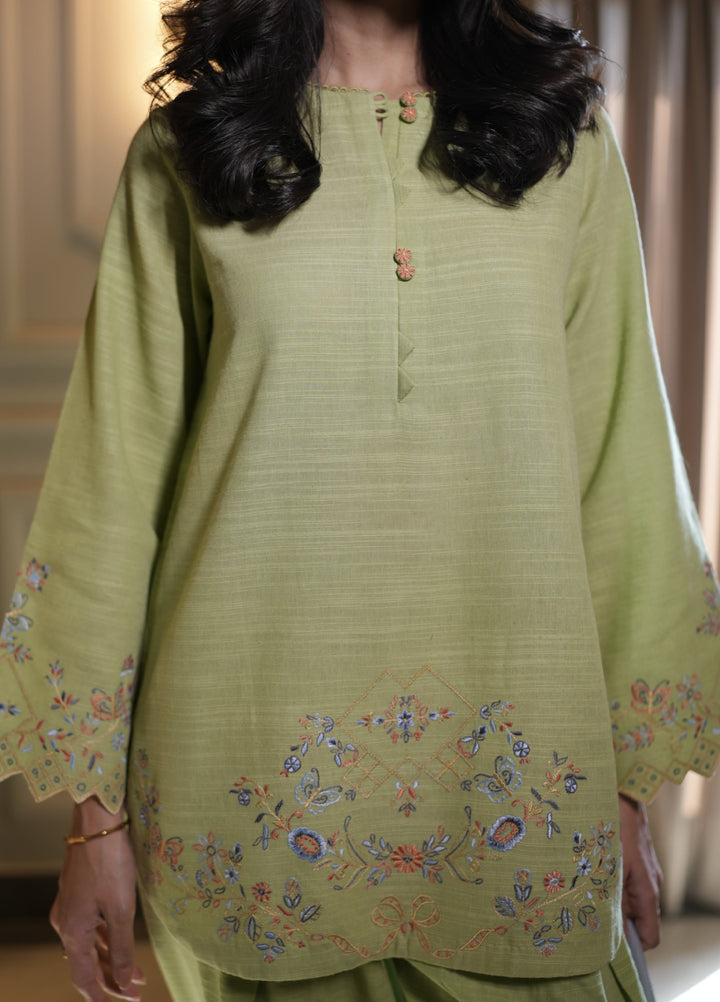 Pret Essentials by Sahar Pret Embroidered Khaddar 2 Piece AWEK-RR-05 - Winter Collection