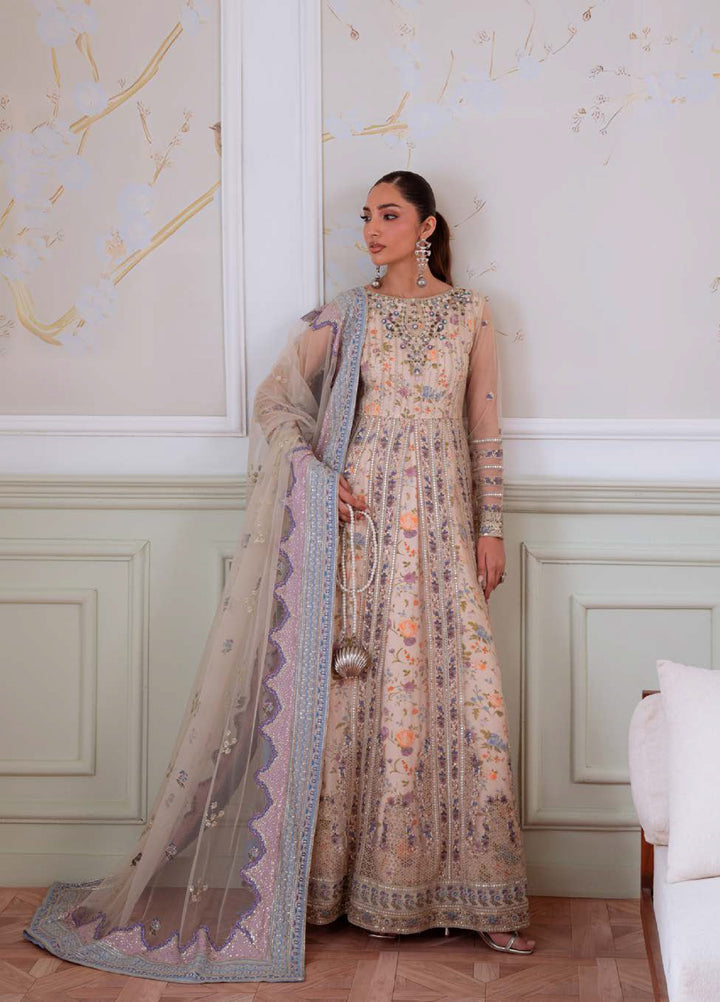 Elanora by Nureh Embroidered Unstitched Luxury Chiffon 3 Piece Suits NU25EC NEL-80 - Festive Collection