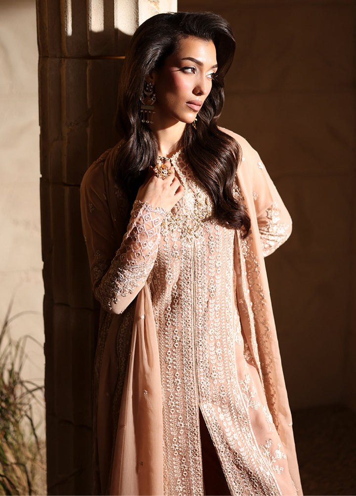 Luxe by Azure Unstitched Chiffon Embroidered Suits 3 Piece AZ25LF Lueur - Festive Collection