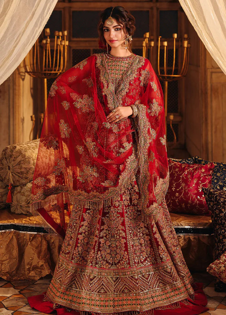 Silsila by Meeral Pret Embroidered Net 3 Piece Shehnoor - Festive Collection
