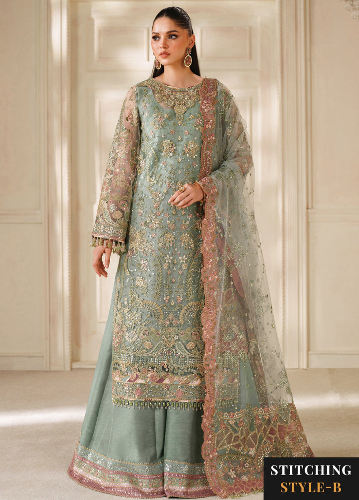 Chantelle by Baroque Unstitched Embroidered Organza 3 piece BQ25CF V14- D 06 - Formals Collection