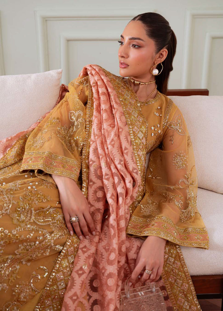 Elanora by Nureh Embroidered Unstitched Luxury Chiffon 3 Piece Suits NU25EC NEL-81 - Festive Collection