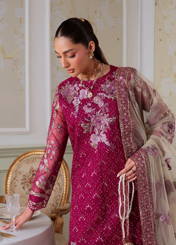 Elanora by Nureh Embroidered Unstitched Luxury Chiffon 3 Piece Suits NU25EC NEL-78 - Festive Collection