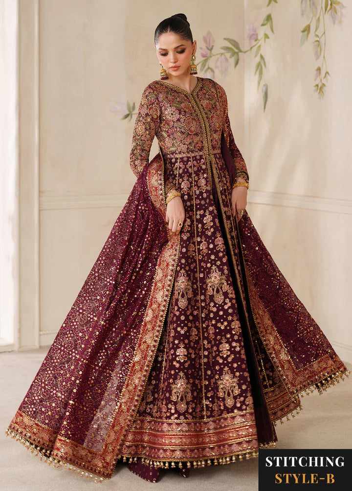 Chantelle by Baroque Unstitched Embroidered Chiffon 3 piece BQ25CF V14- D 05 - Formals Collection