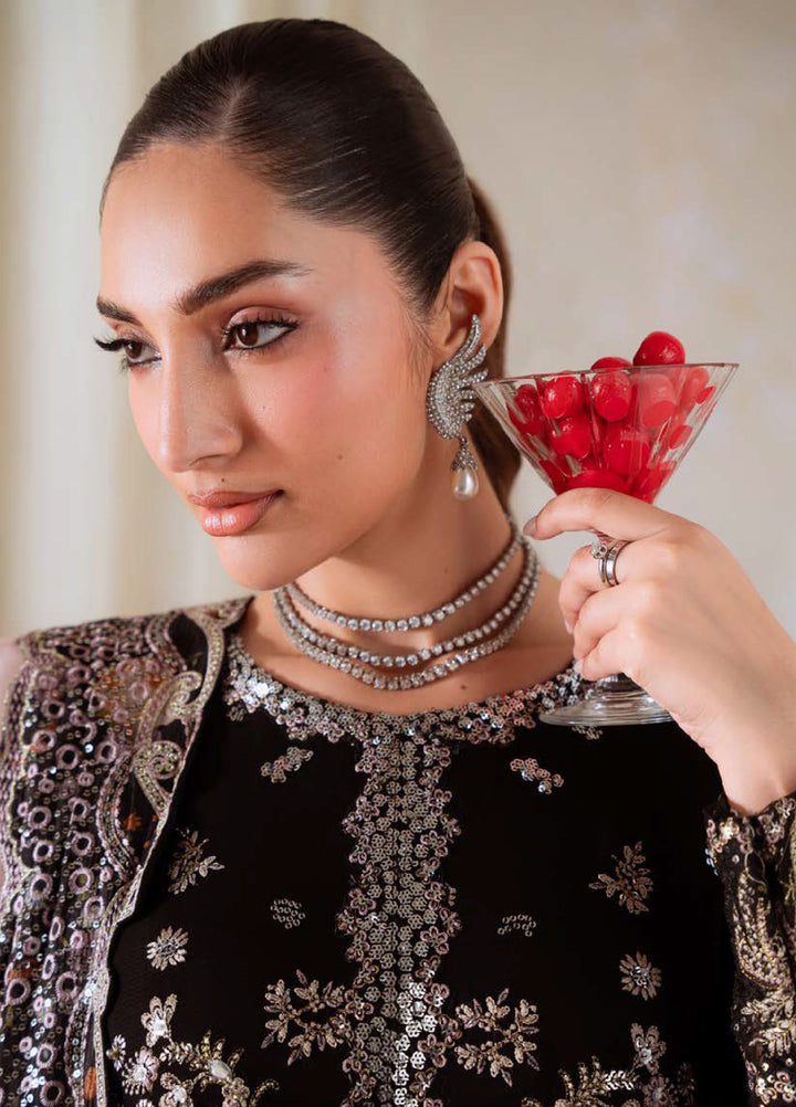 Elanora by Nureh Embroidered Unstitched Luxury Chiffon 3 Piece Suits NU25EC NEL-83 - Festive Collection