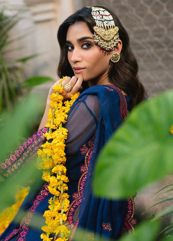 Gulnaar by Freesia Embroidered Chiffon Suits Unstitched 3 Piece FRE25GL FSU-653 Roksana - Festive Collection