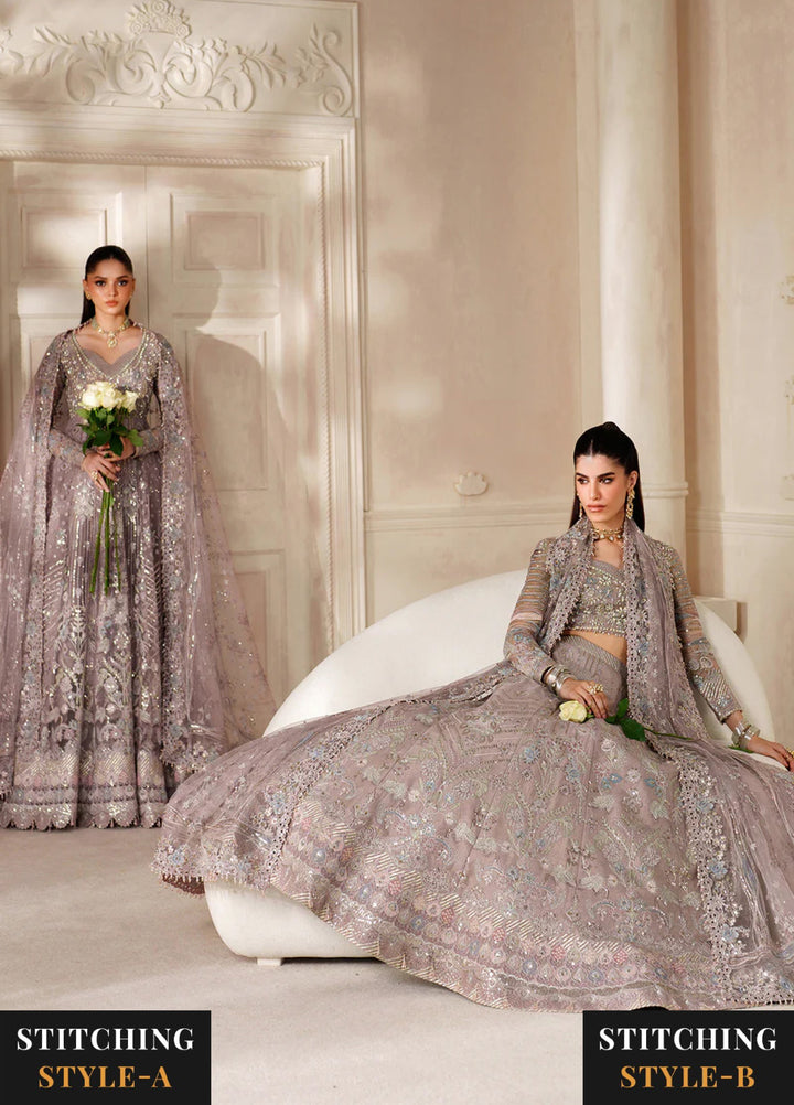 Chantelle by Baroque Unstitched Embroidered Silk 3 piece BQ25CF V14- D 04 - Formals Collection