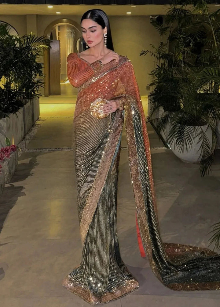 Aik Atelier Embroidered Chiffon Suits Unstitched 3 Piece AIK25EF D-02 - Formals Collection