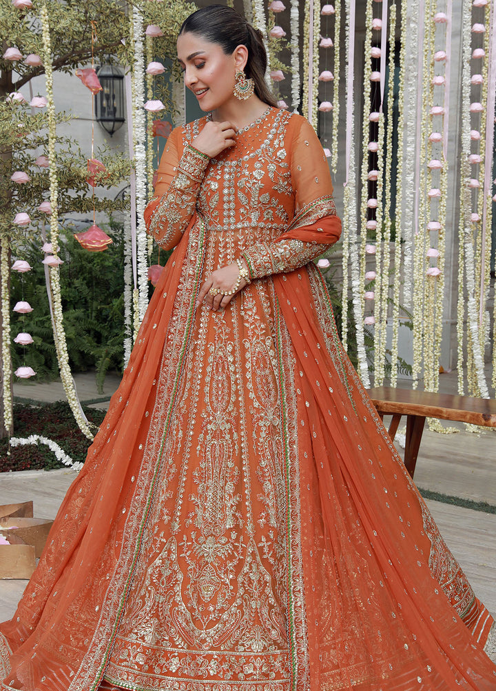 Gulmina Embroidered Chiffon Suits Unstitched 3 Piece GLM25EU D-06 - Formals Collection