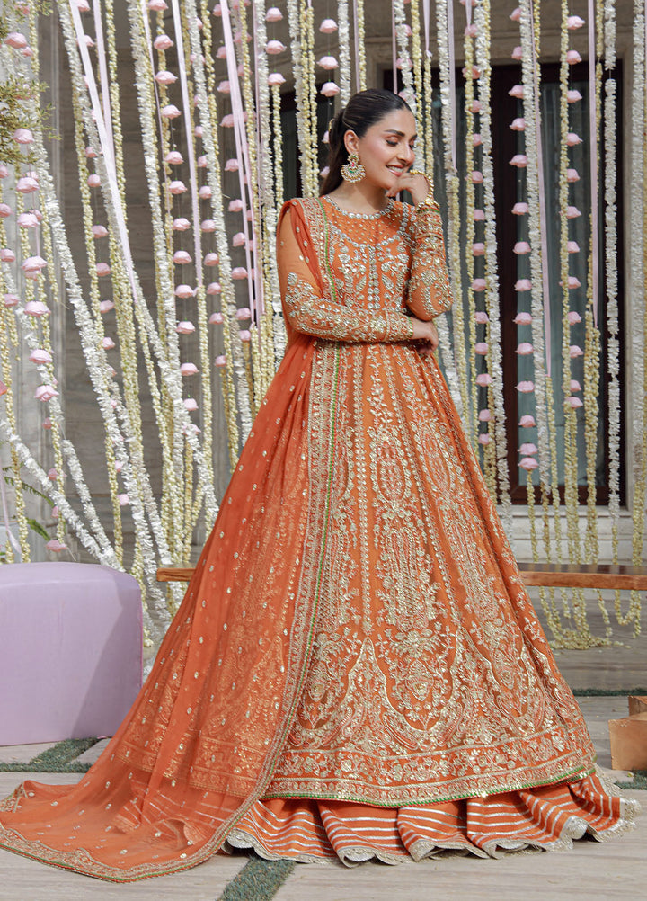 Gulmina Embroidered Chiffon Suits Unstitched 3 Piece GLM25EU D-06 - Formals Collection