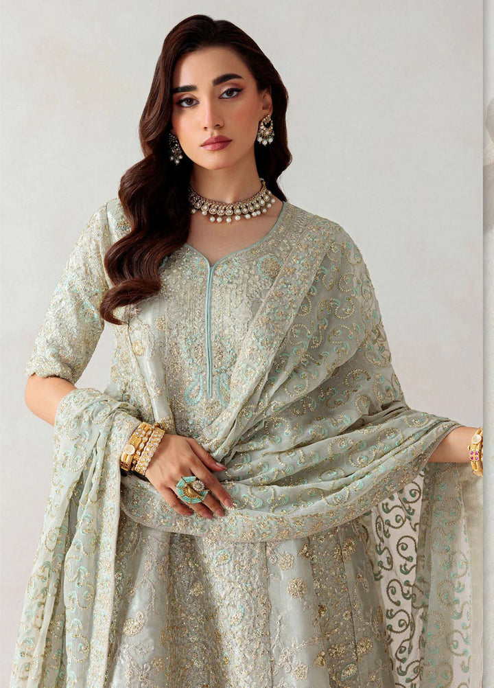 Aik Atelier Embroidered Tissue Suits Unstitched 3 Piece AIK25EF Vl1 D-03 - Formals Collection