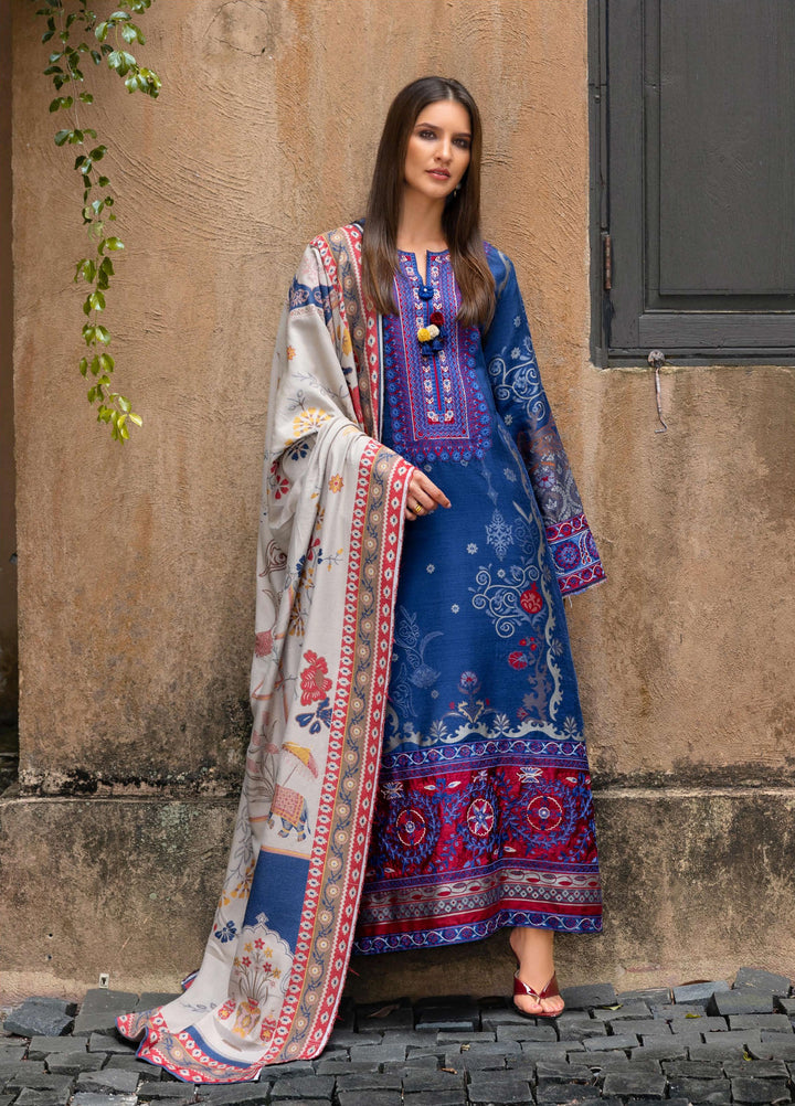 Mushq Broadway Under the Tuscan Sun Embroidered Viscose Suits Unstitched 3 Piece MQ25BT D-02 Sunset Promise - Winter Collection