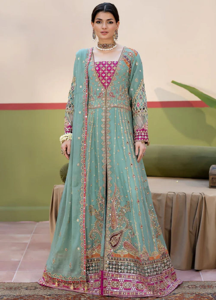 Sahellian by Meerak Women Pret Luxury Chiffon 4 Piece Bannu - Formals Collection