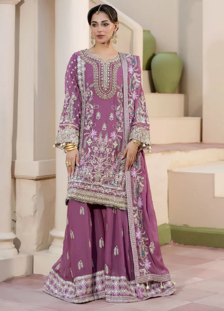 Sahellian by Meerak Women Pret Luxury Chiffon 4 Piece Shireen - Formals Collection