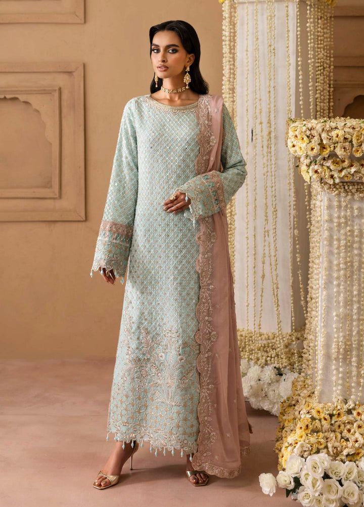 Shehrzadi by Emaan Adeel Unstitched Embroidered Chiffon 3 peice EA25SC Aariz - Formals Collection