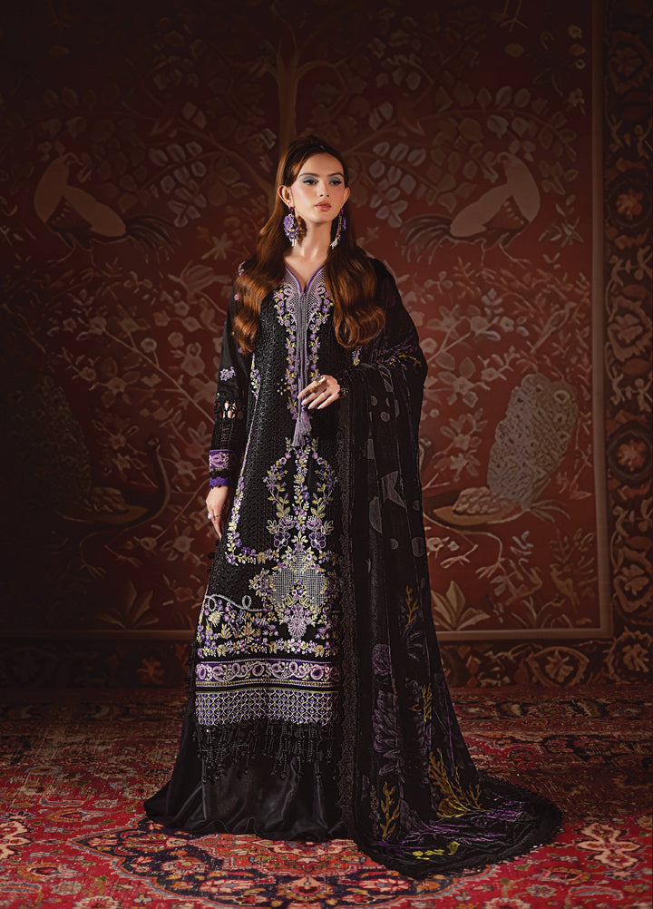 Amelia by Mahnur Unstitched Luxury Cotrai Embroidered 3 Piece Suits MN25AL AM-001 - Winter Collection