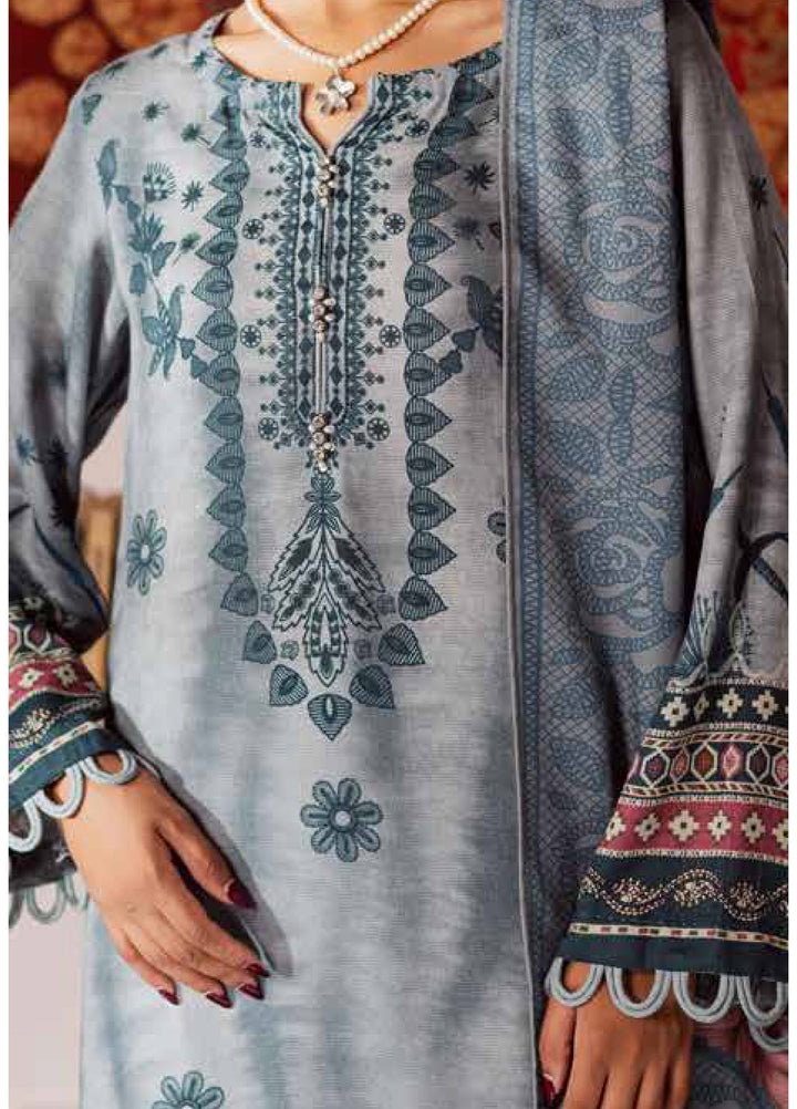 Signature Prints by Nureh Unstitched Linen Jacquard Suits 3 Piece NU25LJ SP-193 - Winter Collection