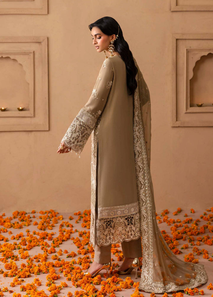 Shehrzadi by Emaan Adeel Unstitched Embroidered Chiffon 3 peice EA25SC Ulfat - Formals Collection