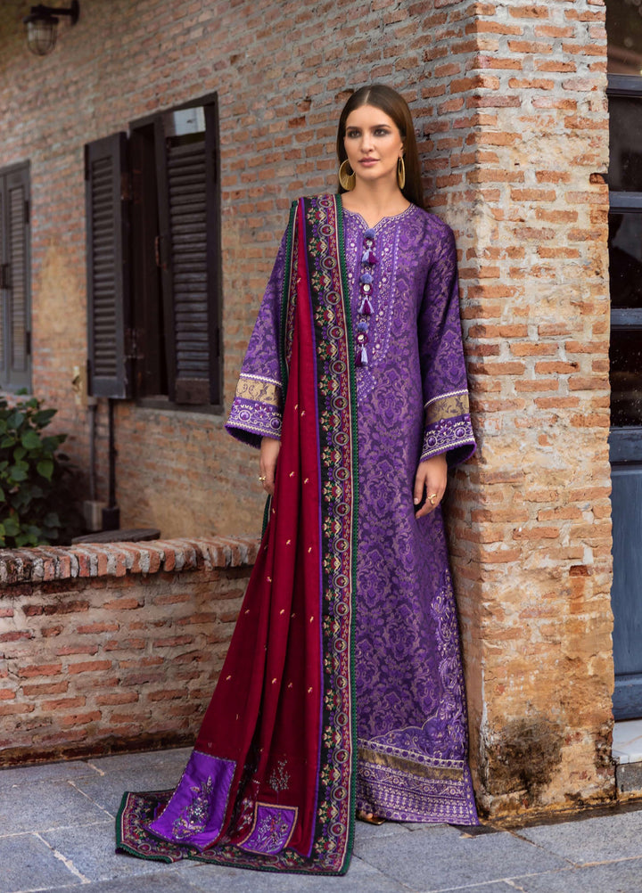 Mushq Broadway Under the Tuscan Sun Embroidered Viscose Suits Unstitched 3 Piece MQ25BT D-06 Bella Terra - Winter Collection