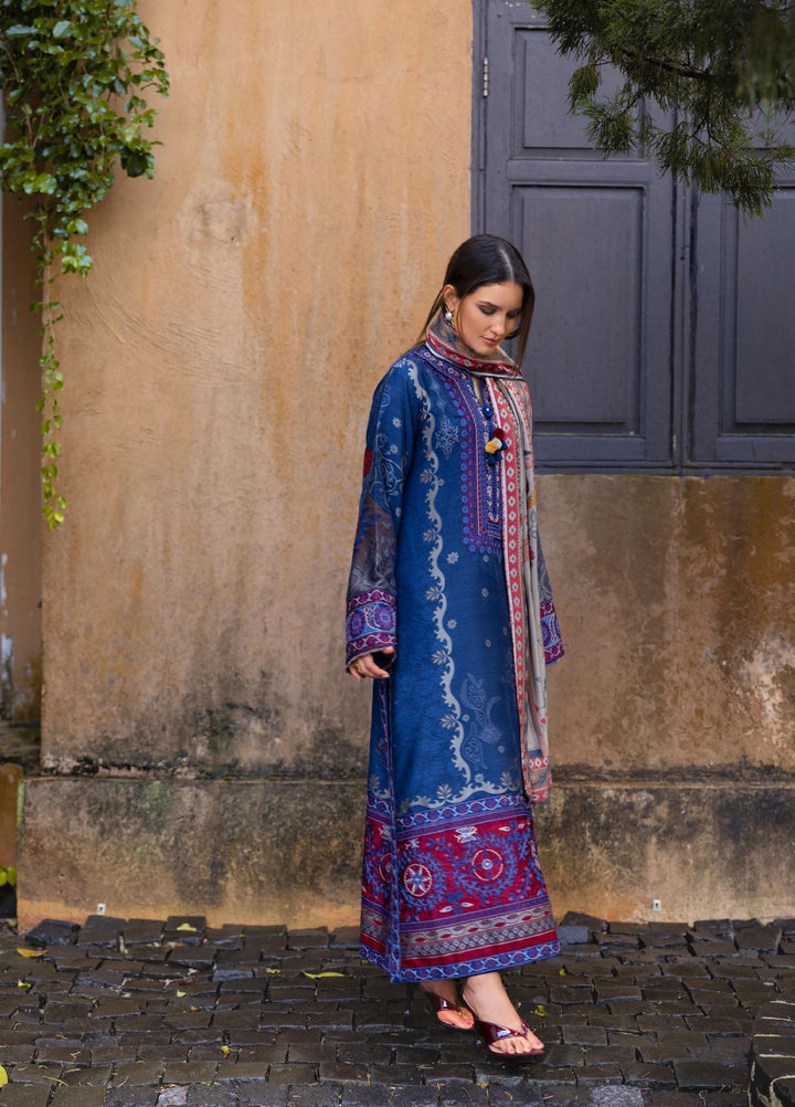 Mushq Broadway Under the Tuscan Sun Embroidered Viscose Suits Unstitched 3 Piece MQ25BT D-02 Sunset Promise - Winter Collection