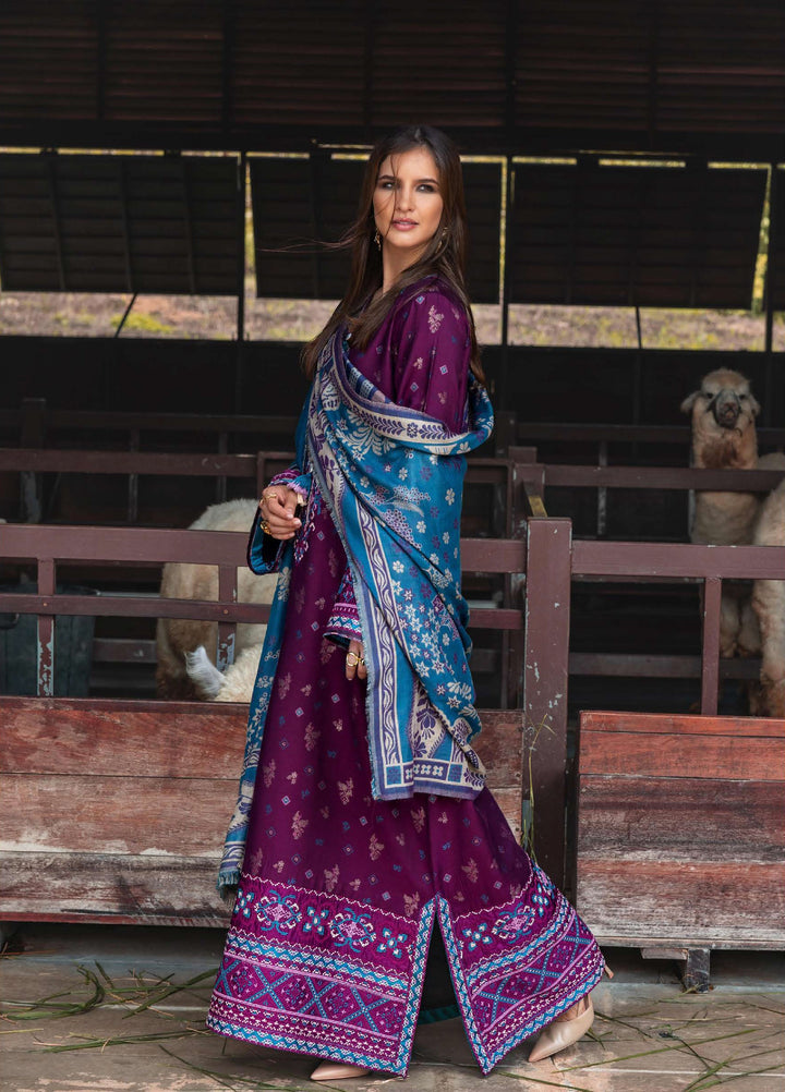 Mushq Broadway Under the Tuscan Sun Embroidered Viscose Suits Unstitched 3 Piece MQ25BT D-04 Florence Whisper - Winter Collection