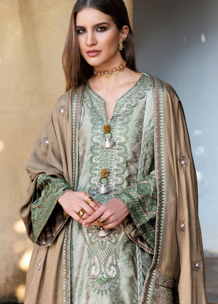 Mushq Broadway Under the Tuscan Sun Embroidered Viscose Suits Unstitched 3 Piece MQ25BT D-11 Solare - Winter Collection