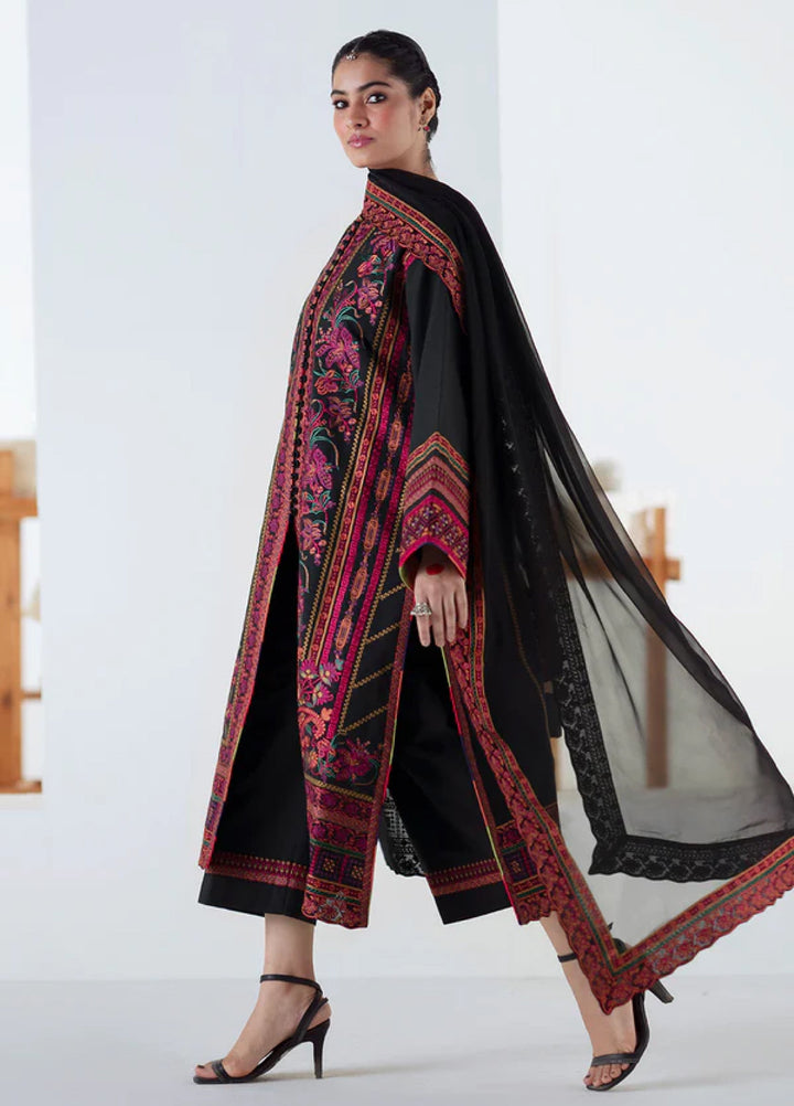 Noore by Freesia Unstitched Khaddar Embroidered Suits 3 Piece FRE25NW FSU-5677 Panra - Winter Collection