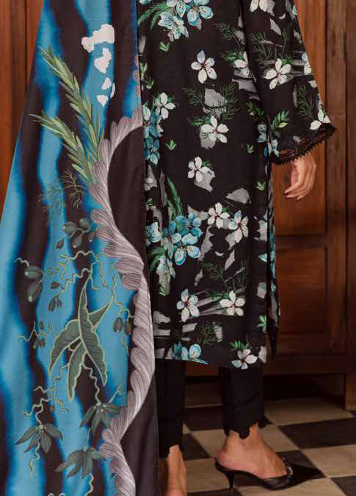 Signature Prints by Nureh Unstitched Linen Jacquard Suits 3 Piece NU25LJ SP-194 - Winter Collection