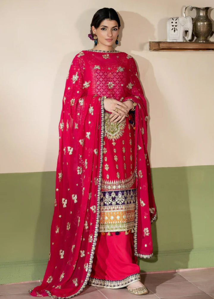 Sahellian by Meerak Women Pret Luxury Chiffon 4 Piece Heer - Formals Collection