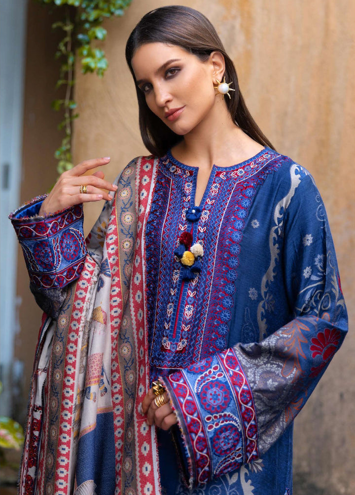 Mushq Broadway Under the Tuscan Sun Embroidered Viscose Suits Unstitched 3 Piece MQ25BT D-02 Sunset Promise - Winter Collection