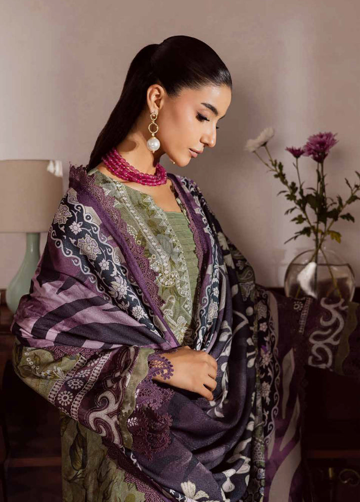 Signature Prints by Nureh Unstitched Linen Jacquard Suits 3 Piece NU25LJ SP-191 - Winter Collection