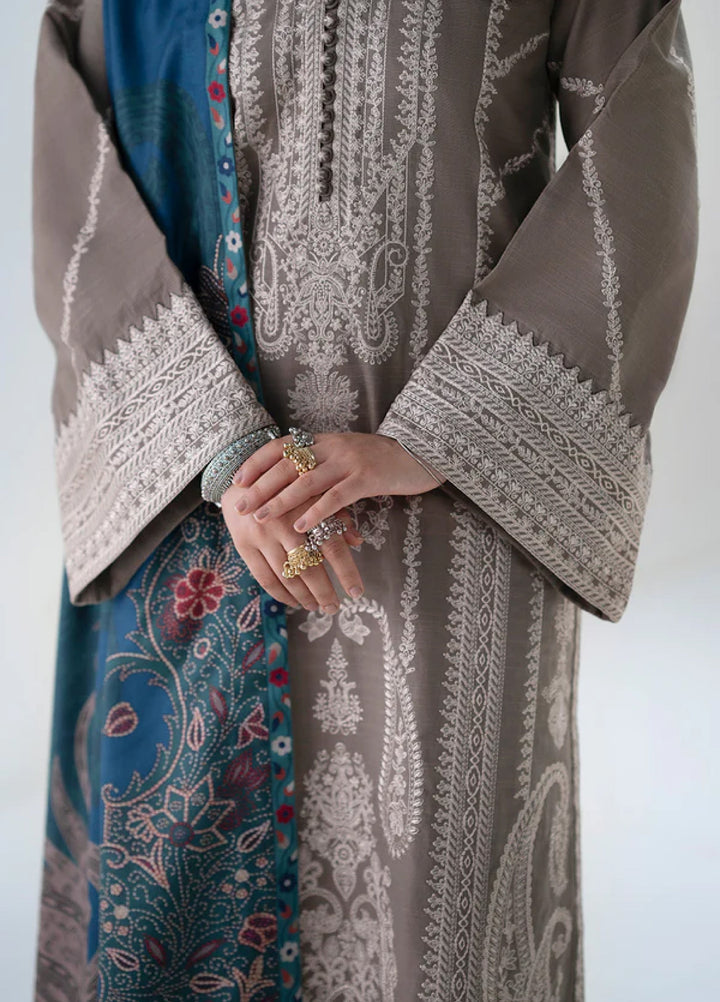 Noore by Freesia Unstitched Khaddar Embroidered Suits 3 Piece FRE25NW FSU-5679 Angeza - Winter Collection