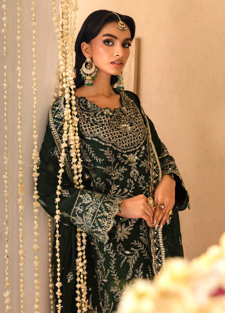 Shehrzadi by Emaan Adeel Unstitched Embroidered Chiffon 3 peice EA25SC Vania - Formals Collection