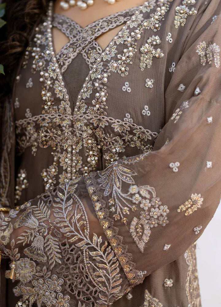 Sahellian by Meerak Women Pret Luxury Chiffon 4 Piece Gulrukh - Formals Collection