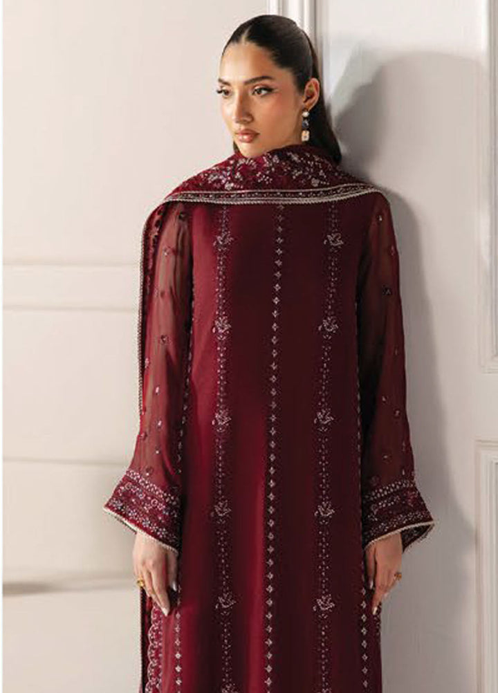 Aurelle by Seran Embroidered Suits Unstitched 3 Piece SN25AU Rosaline - Formals Collection