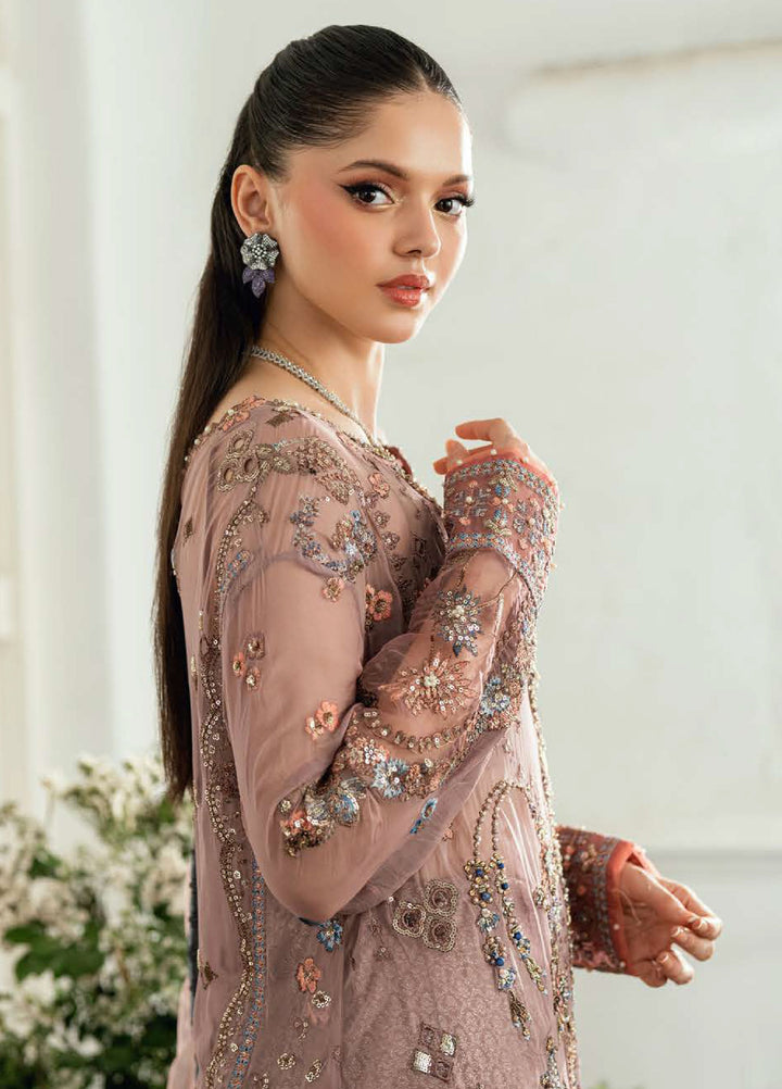 Shaam Shandar By Mushq Luxury Chiffon Unstitched 3 Piece Suits MQ25SC D-9 Roop Rangoli - Festive Collection