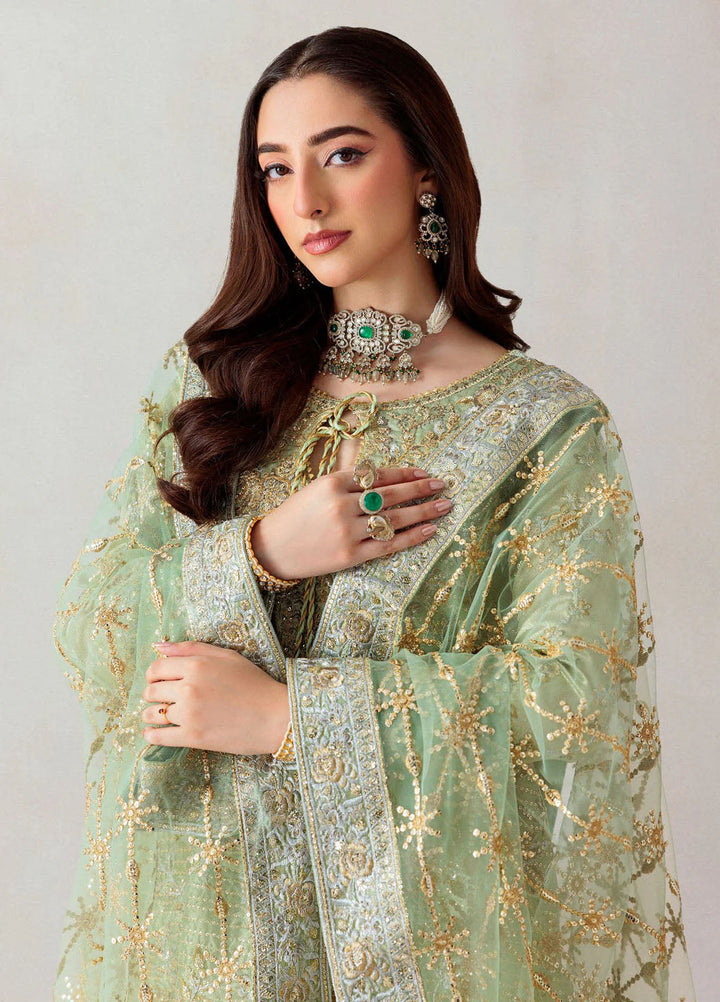 Aik Atelier Embroidered Tissue Suits Unstitched 3 Piece AIK25EF Vl1 D-04 - Formals Collection