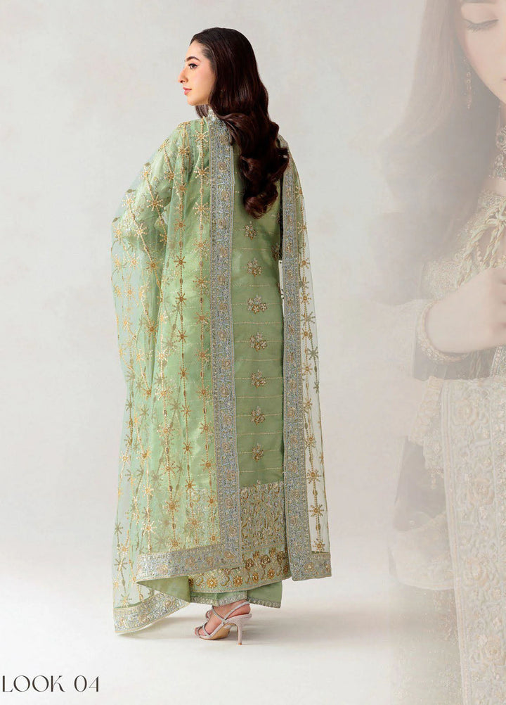 Aik Atelier Embroidered Tissue Suits Unstitched 3 Piece AIK25EF Vl1 D-04 - Formals Collection